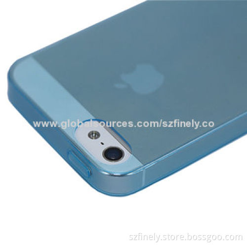 Ultra-thin TPU Cases for iPhone 5/5S, 0.5mm Thickness, Clear and Simple